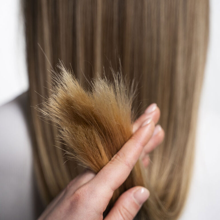 Pointes cheveux s&egrave;ches